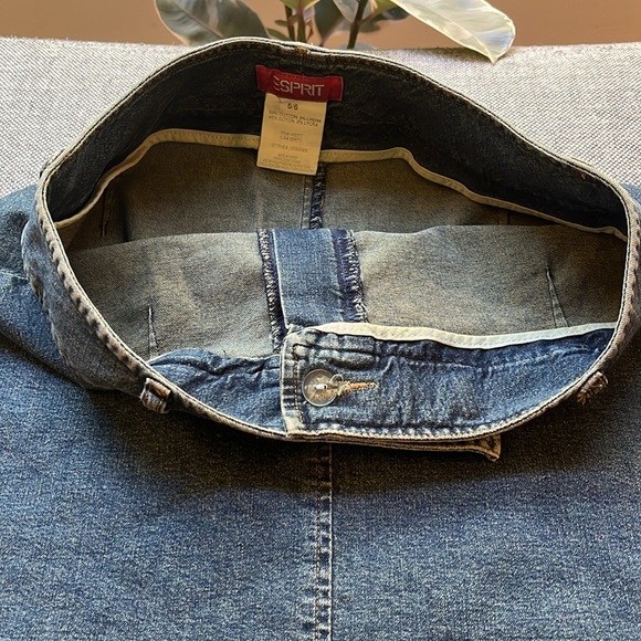 Y2K Vintage Denim Mid Rise Maxi Skirt, with belt detailing, Circa 2006 - Picture 10 of 17